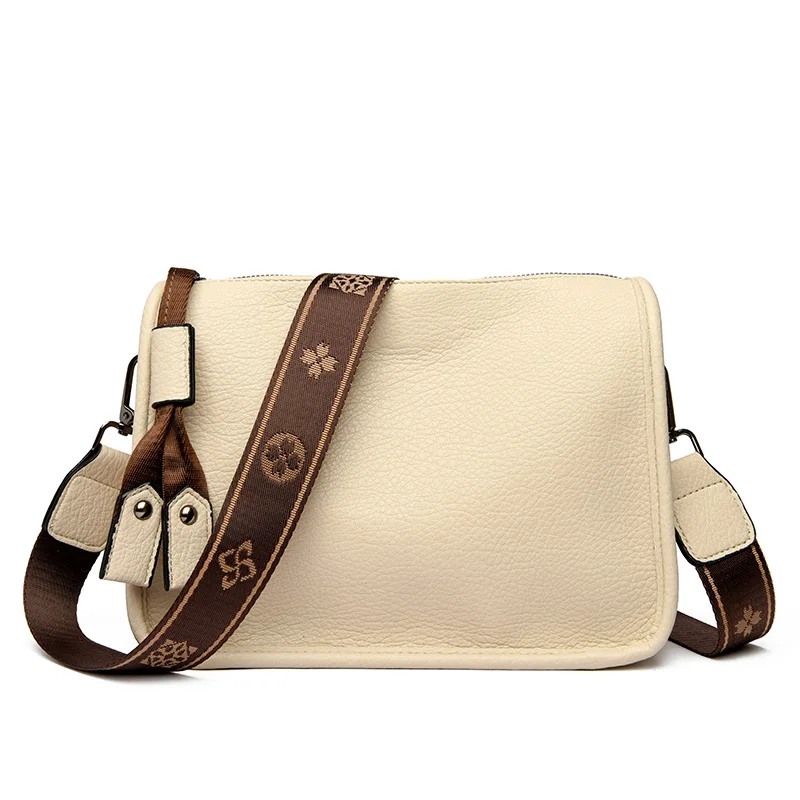 Sacola de couro genuíno para mulheres, alta qualidade, luxo, couro macio, ombro, sacos crossbody para senhoras, saco mensageiro feminino, moda, 2024 - Imagem 5